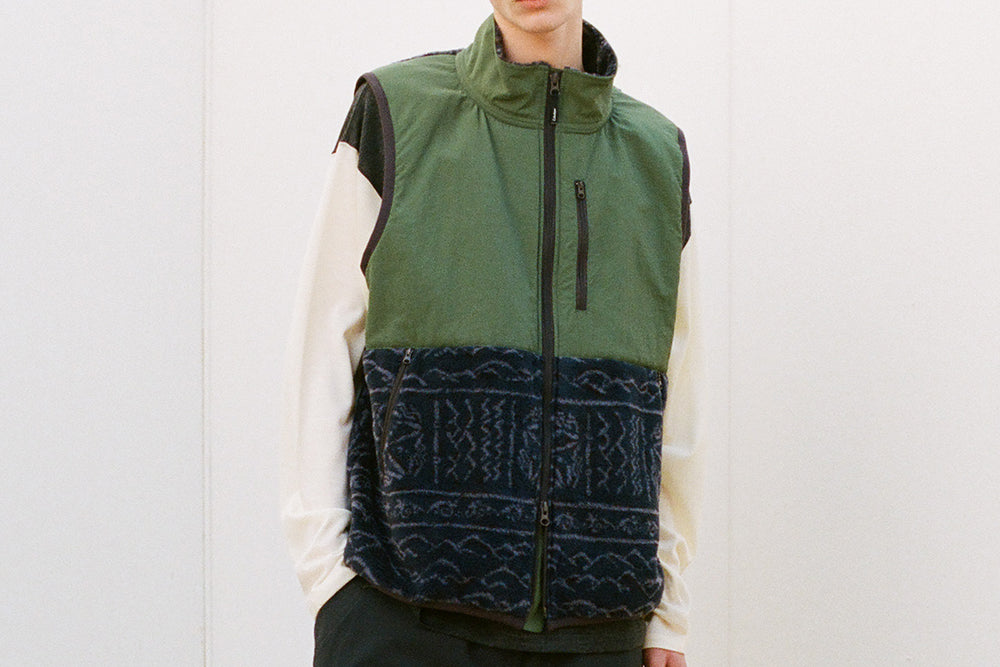 PICK UP｜Jacquard Fleece Vest