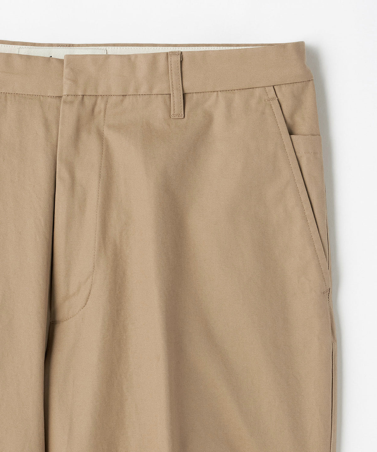Cotton Gabardine Rambling Gather Trousers