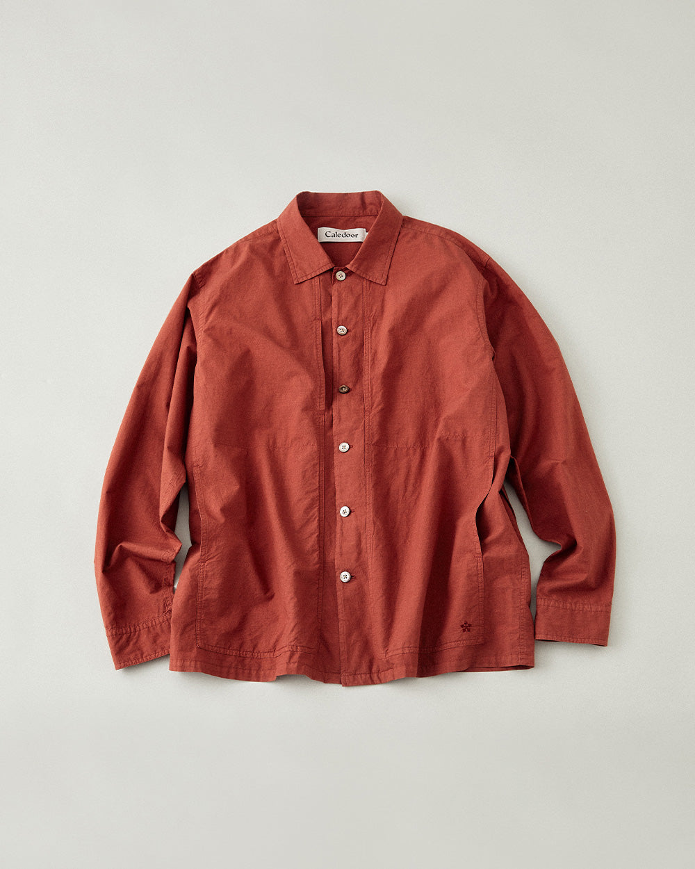 Garment Dye Cotton Wool Shirt Blouson