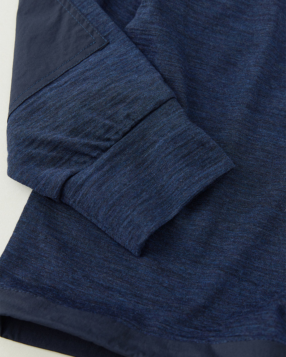 Light Merino Wool Half Zip Sweater