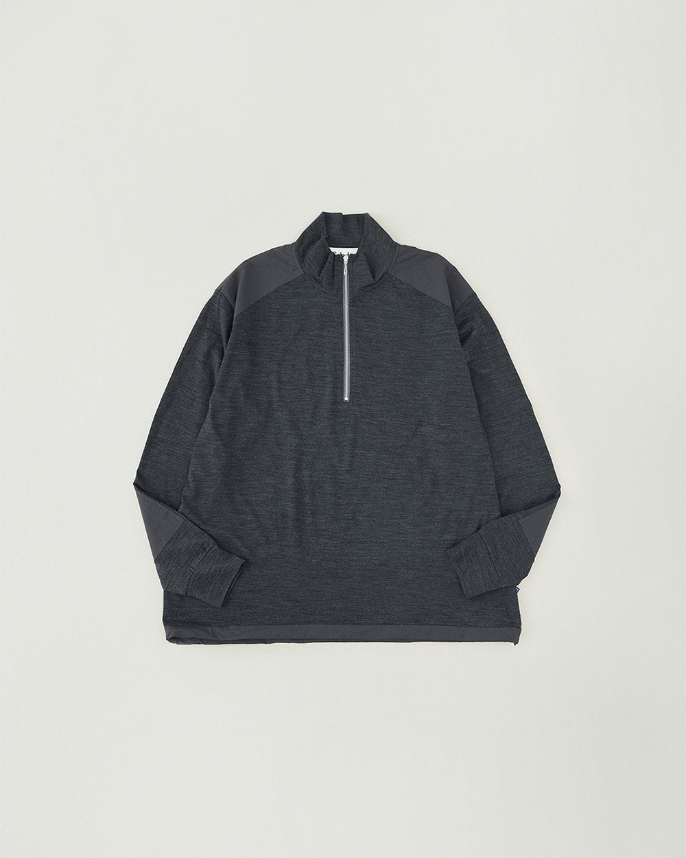 Light Merino Wool Half Zip Sweater