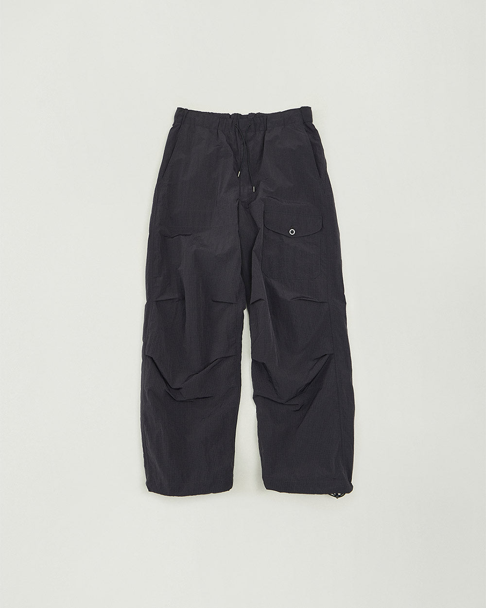 Monofilament Ripstop Nylon Wide Easy Trousers