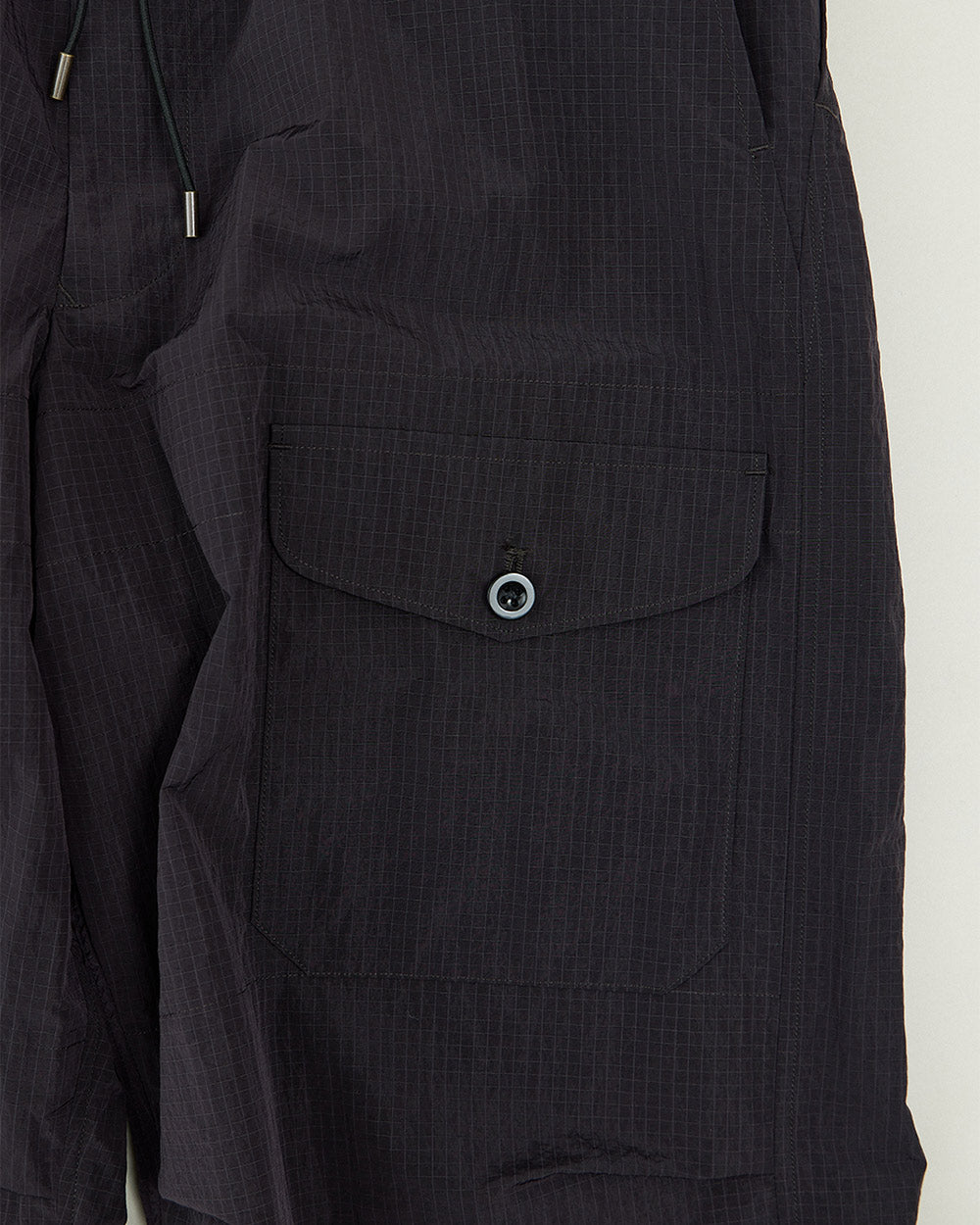 Monofilament Ripstop Nylon Wide Easy Trousers