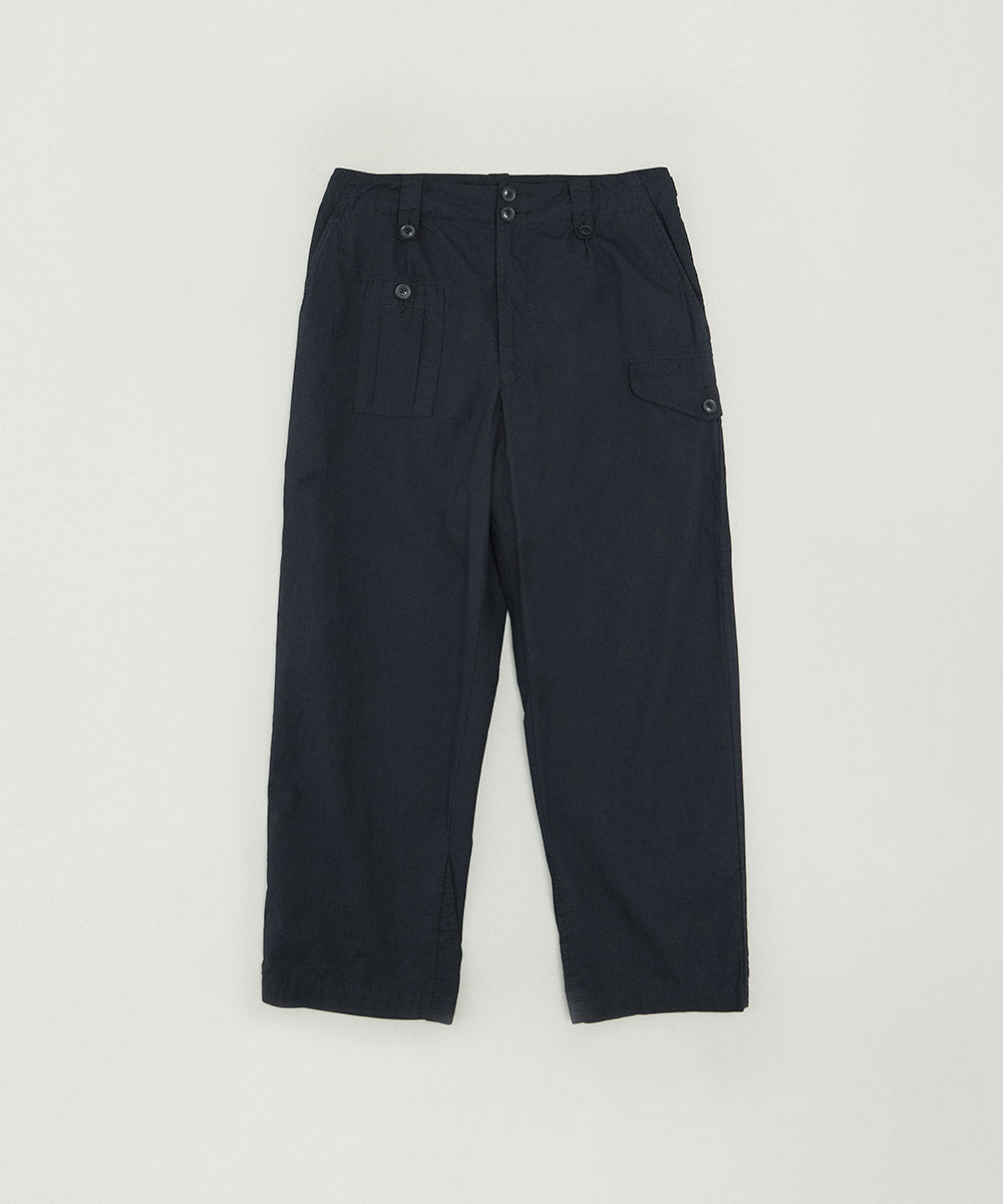 Cotton Linen Typewriter Combat Trousers