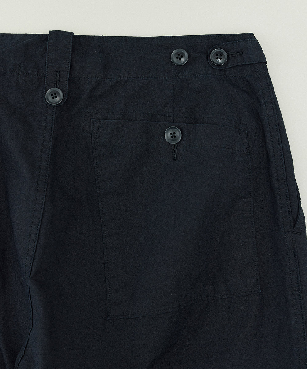 Cotton Linen Typewriter Combat Trousers
