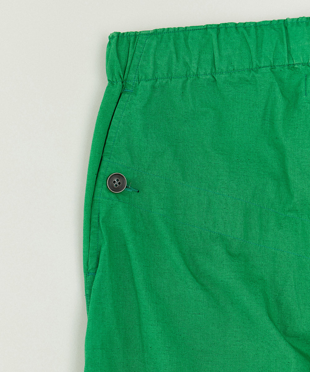 Cotton Linen Typewriter Wide Easy Trousers