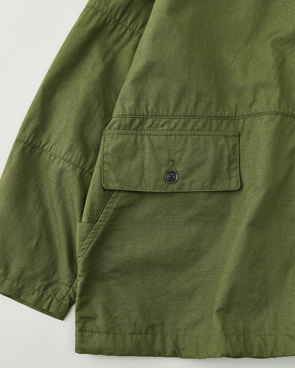 Oxford Cloth Hooded Smock