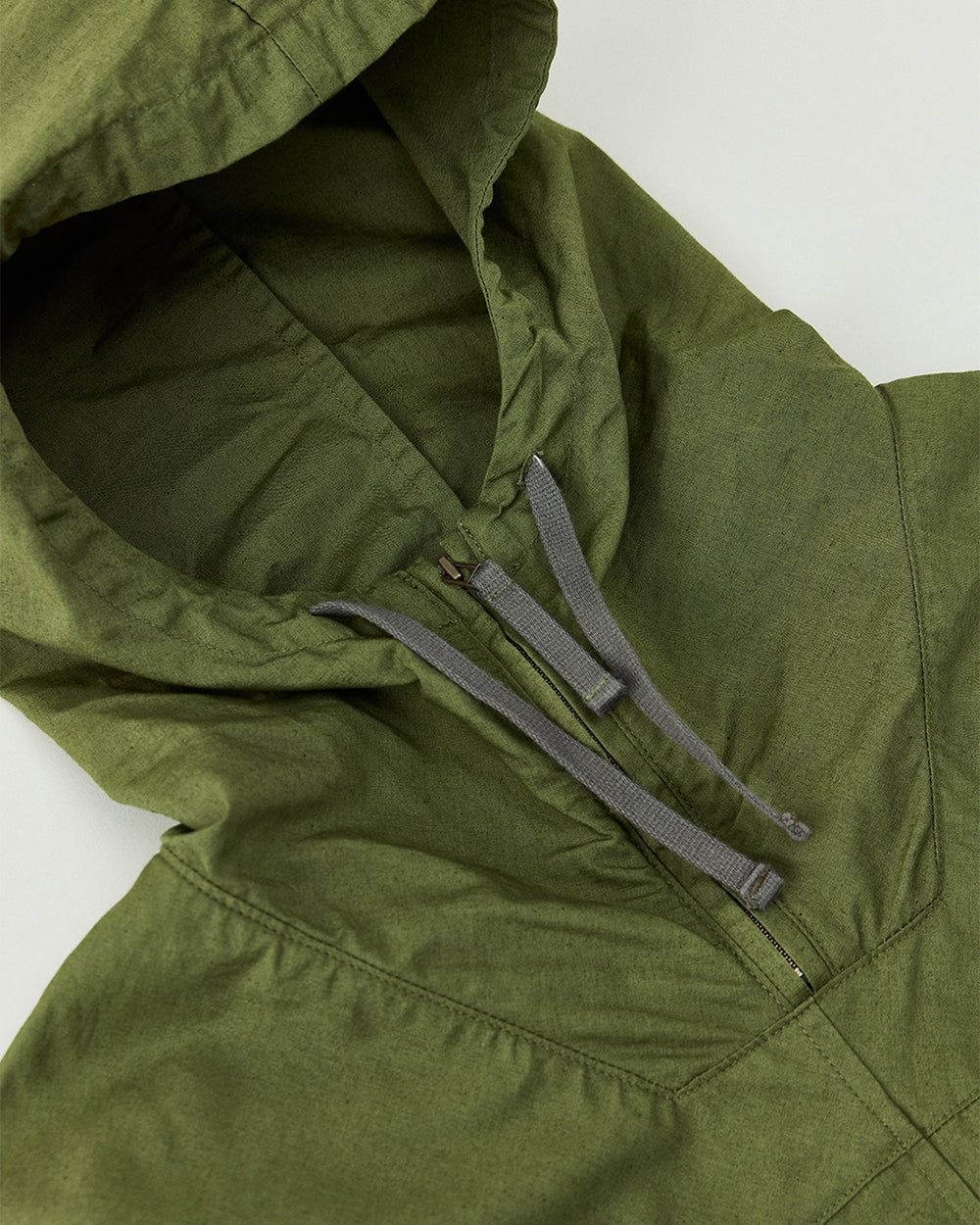 Oxford Cloth Hooded Smock
