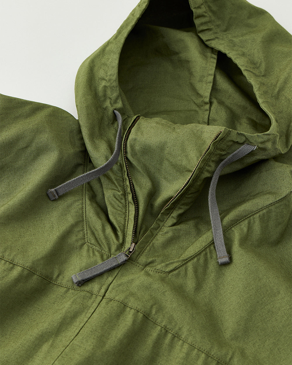Oxford Cloth Hooded Smock