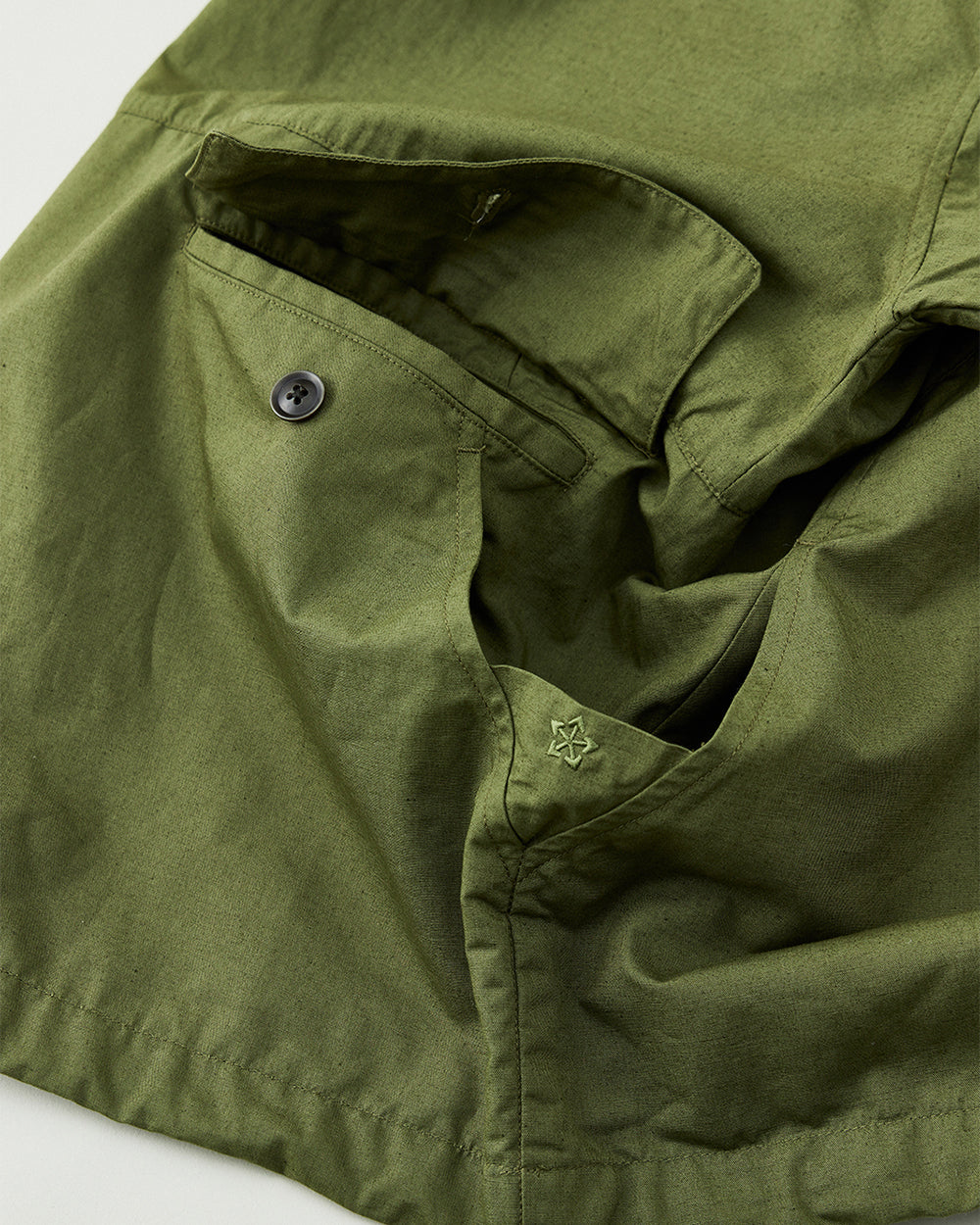 Oxford Cloth Hooded Smock