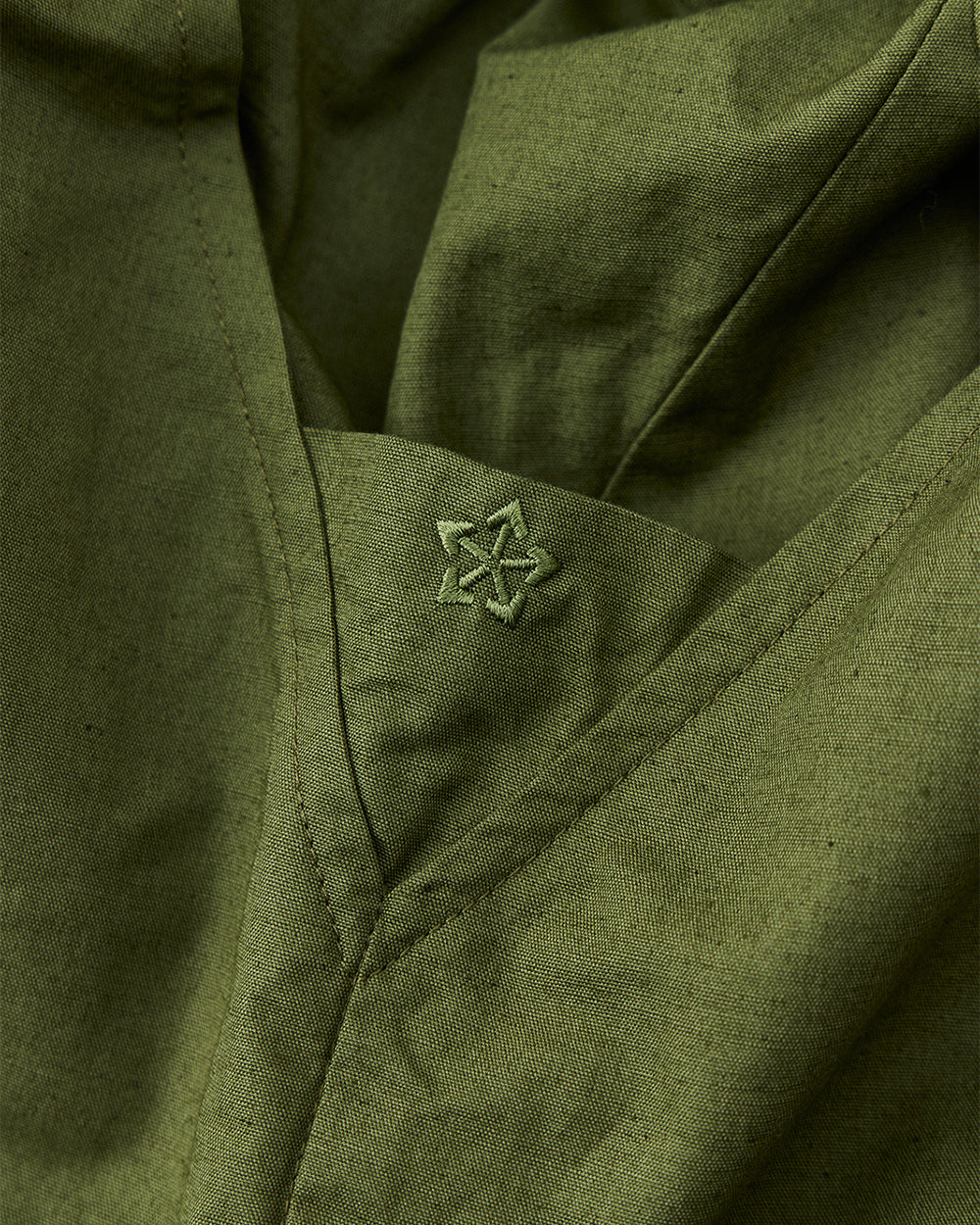 Oxford Cloth Hooded Smock