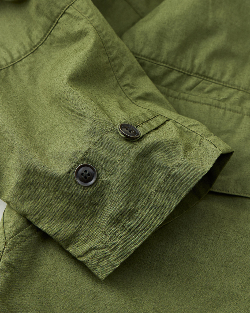 Oxford Cloth Hooded Smock