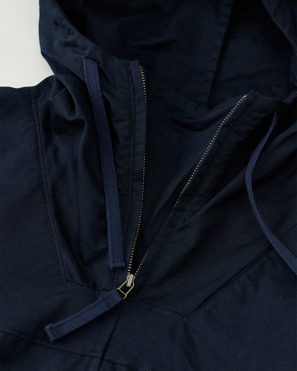 Oxford Cloth Hooded Smock