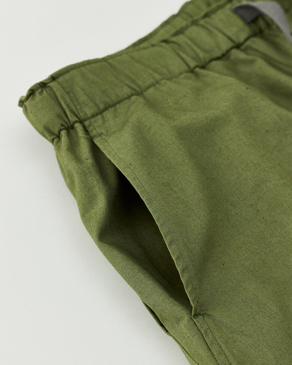 Oxford Cloth Wide Easy Trousers
