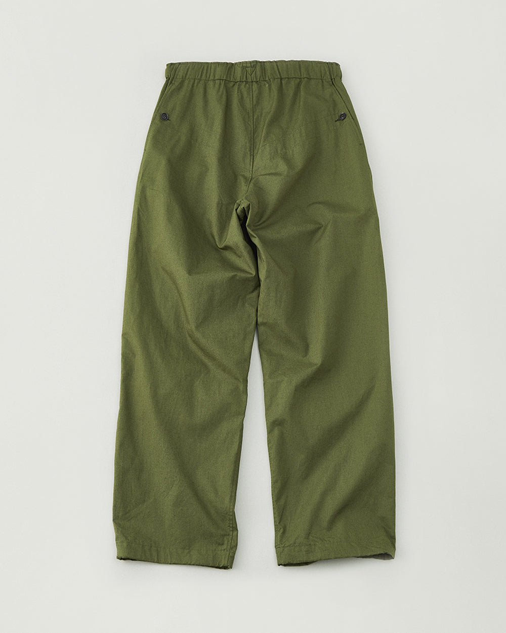 Oxford Cloth Wide Easy Trousers