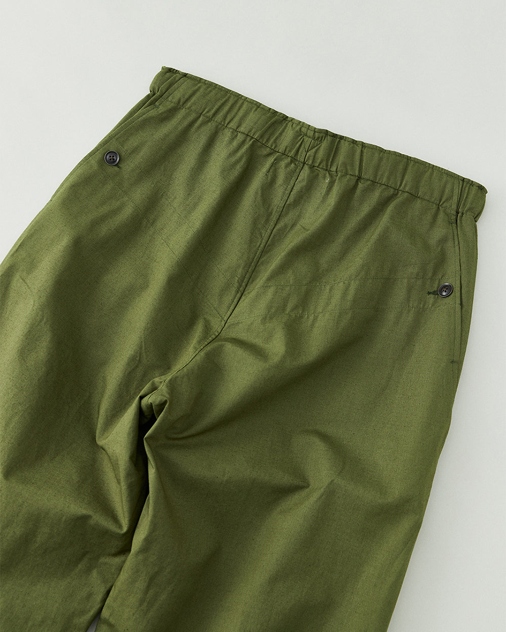 Oxford Cloth Wide Easy Trousers