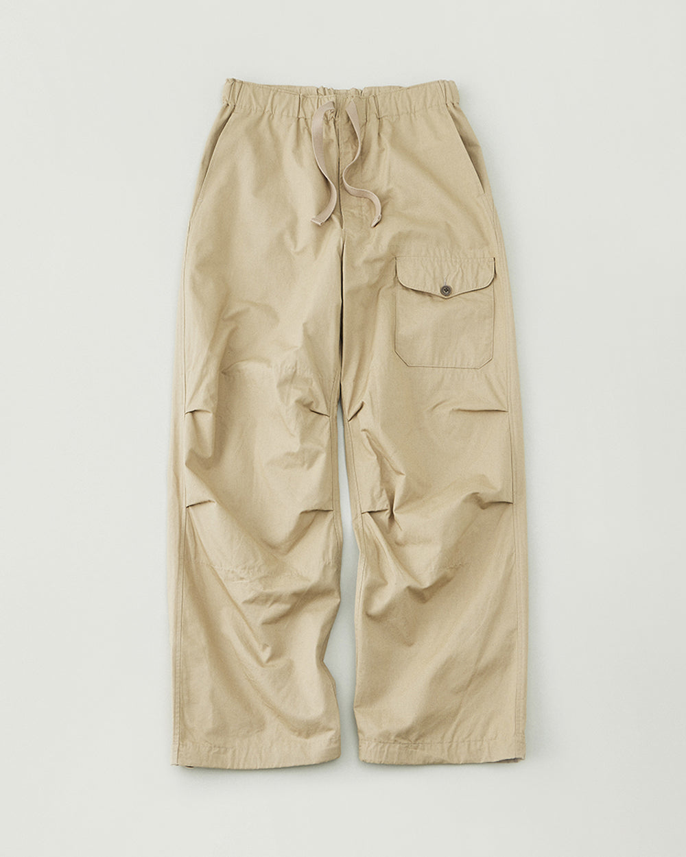 Oxford Cloth Wide Easy Trousers