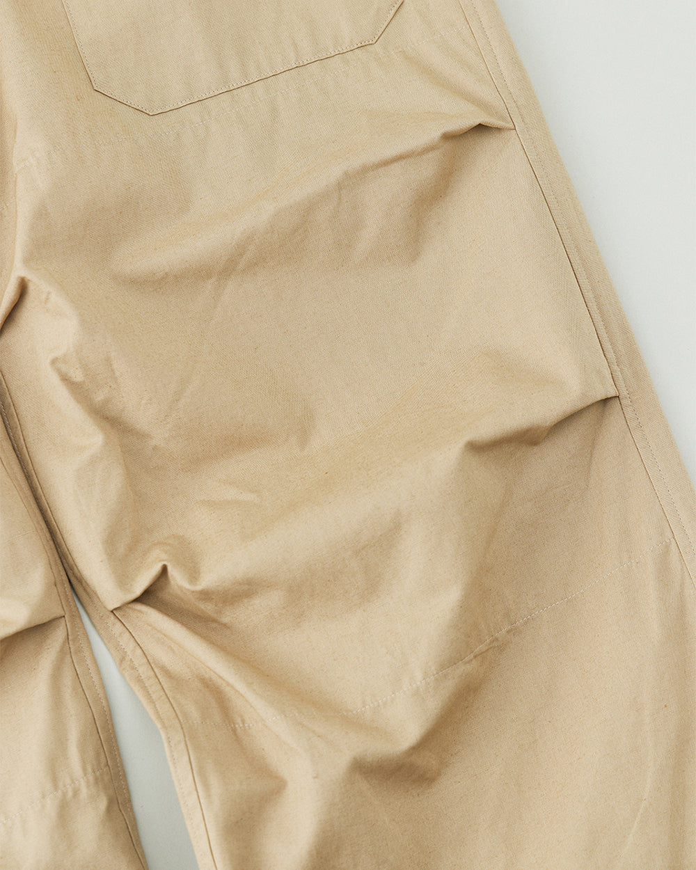 Oxford Cloth Wide Easy Trousers