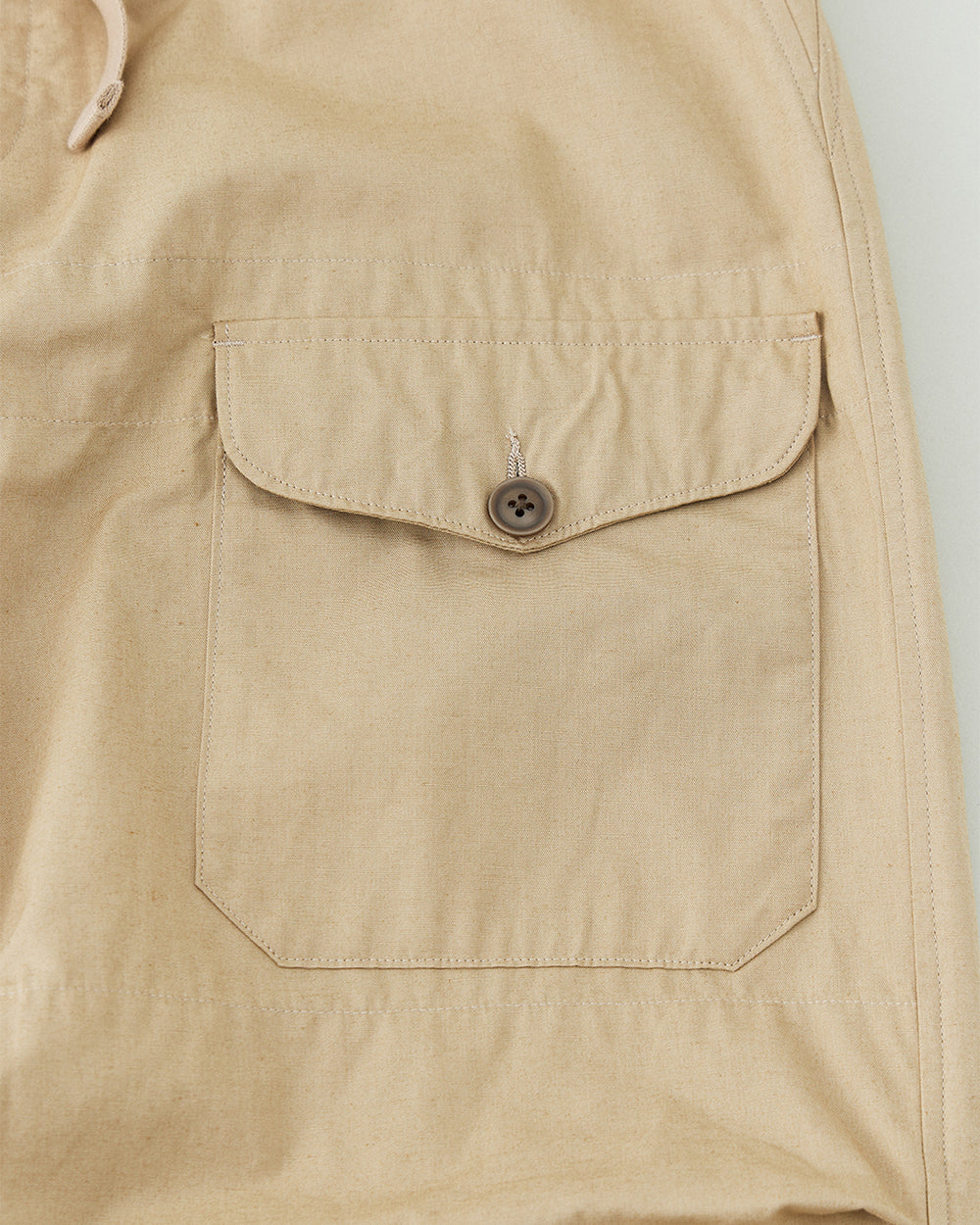 Oxford Cloth Wide Easy Trousers