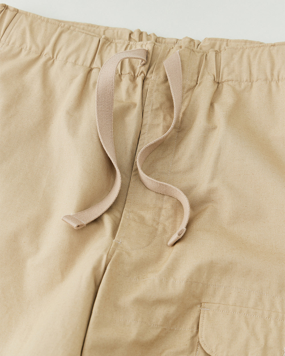 Oxford Cloth Wide Easy Trousers