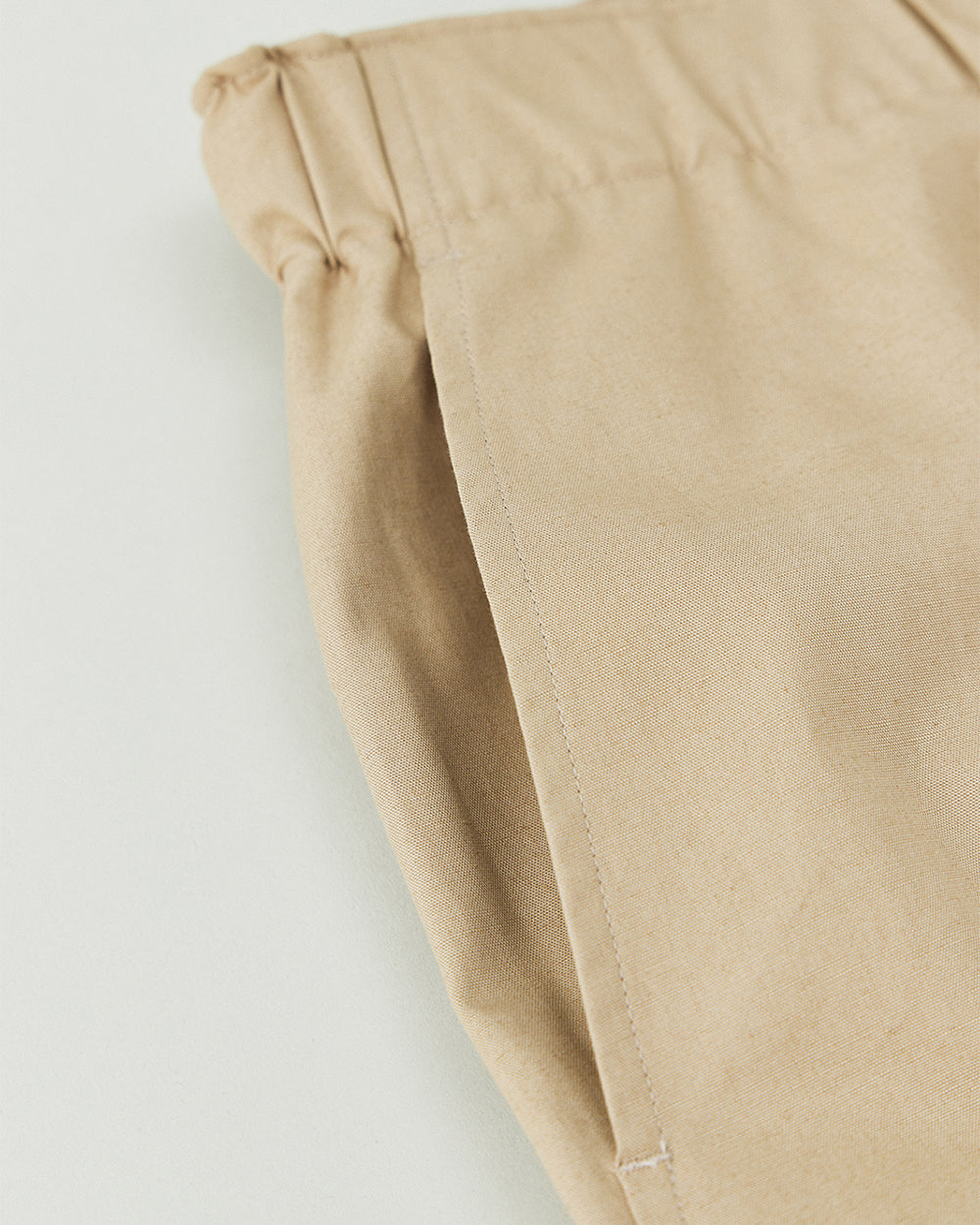 Oxford Cloth Wide Easy Trousers