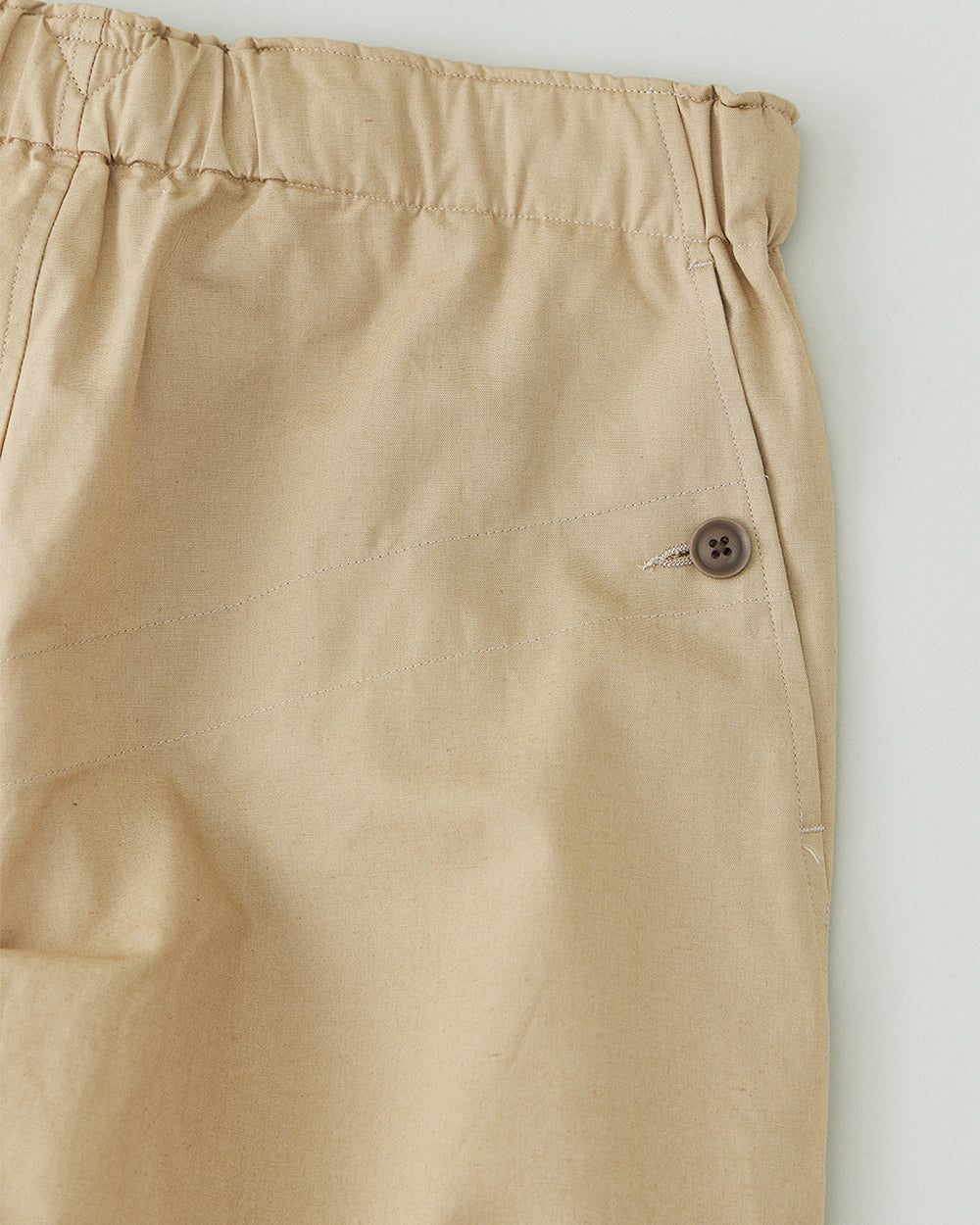 Oxford Cloth Wide Easy Trousers