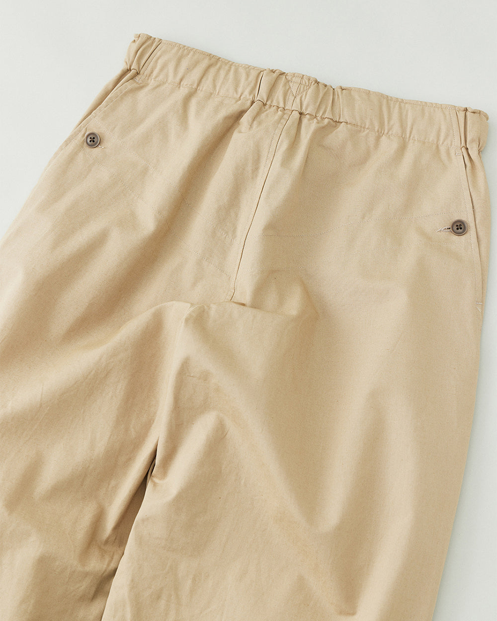 Oxford Cloth Wide Easy Trousers