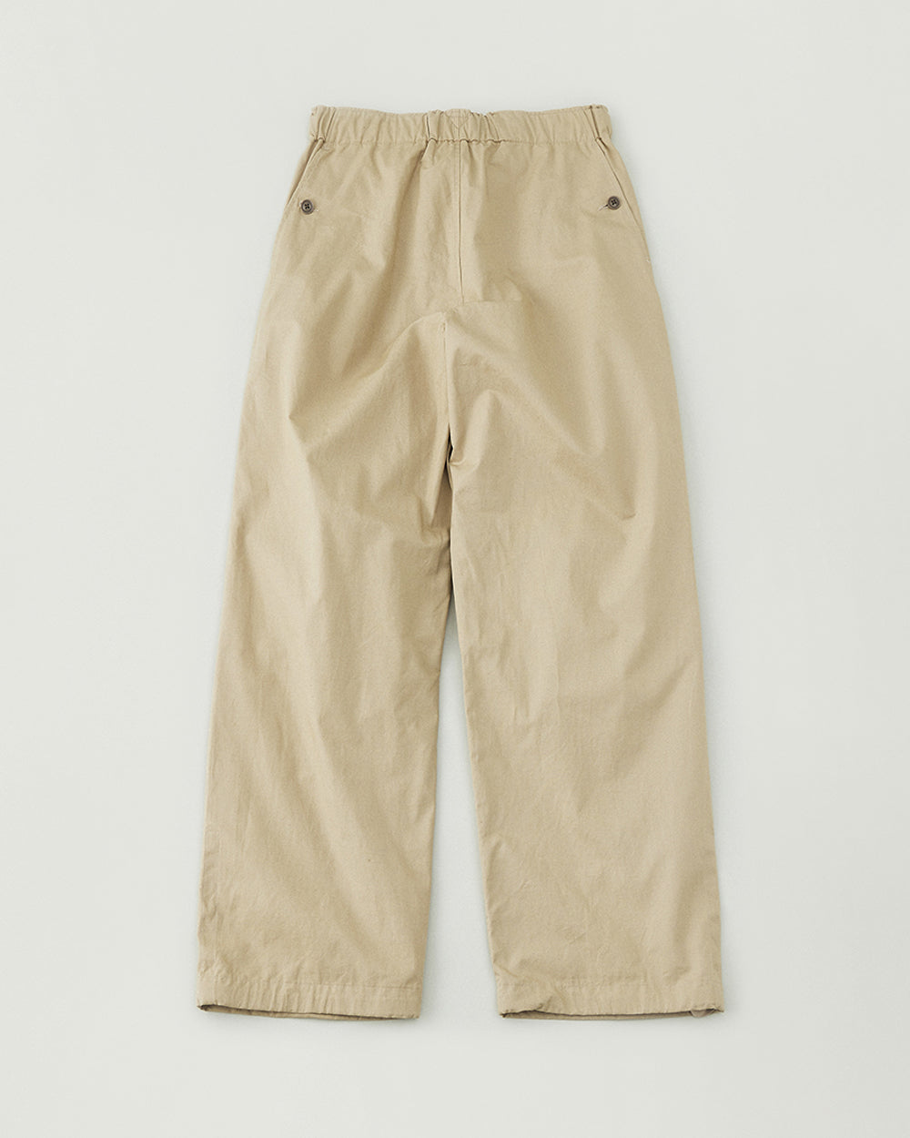 Oxford Cloth Wide Easy Trousers