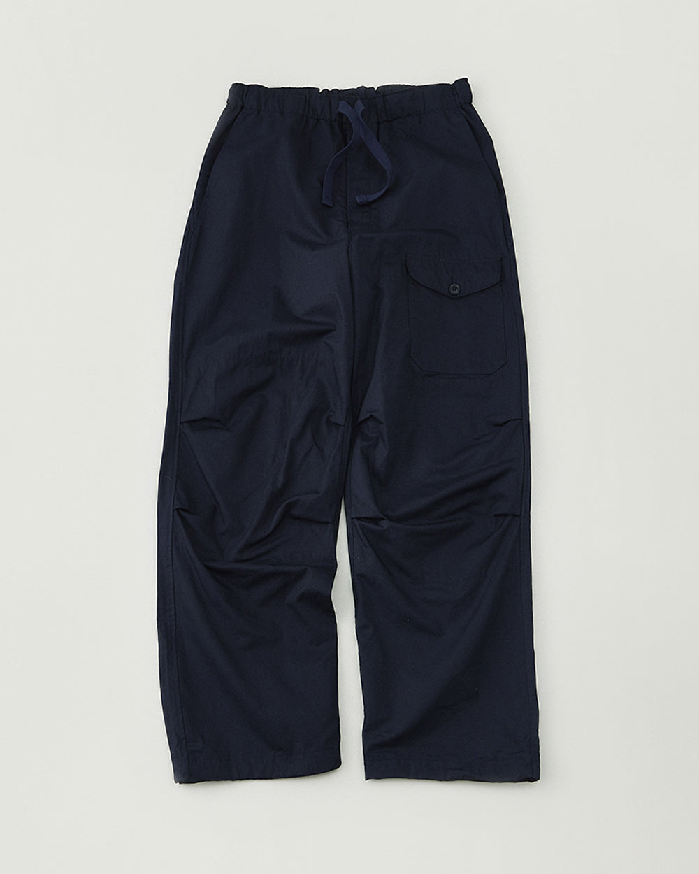 Oxford Cloth Wide Easy Trousers