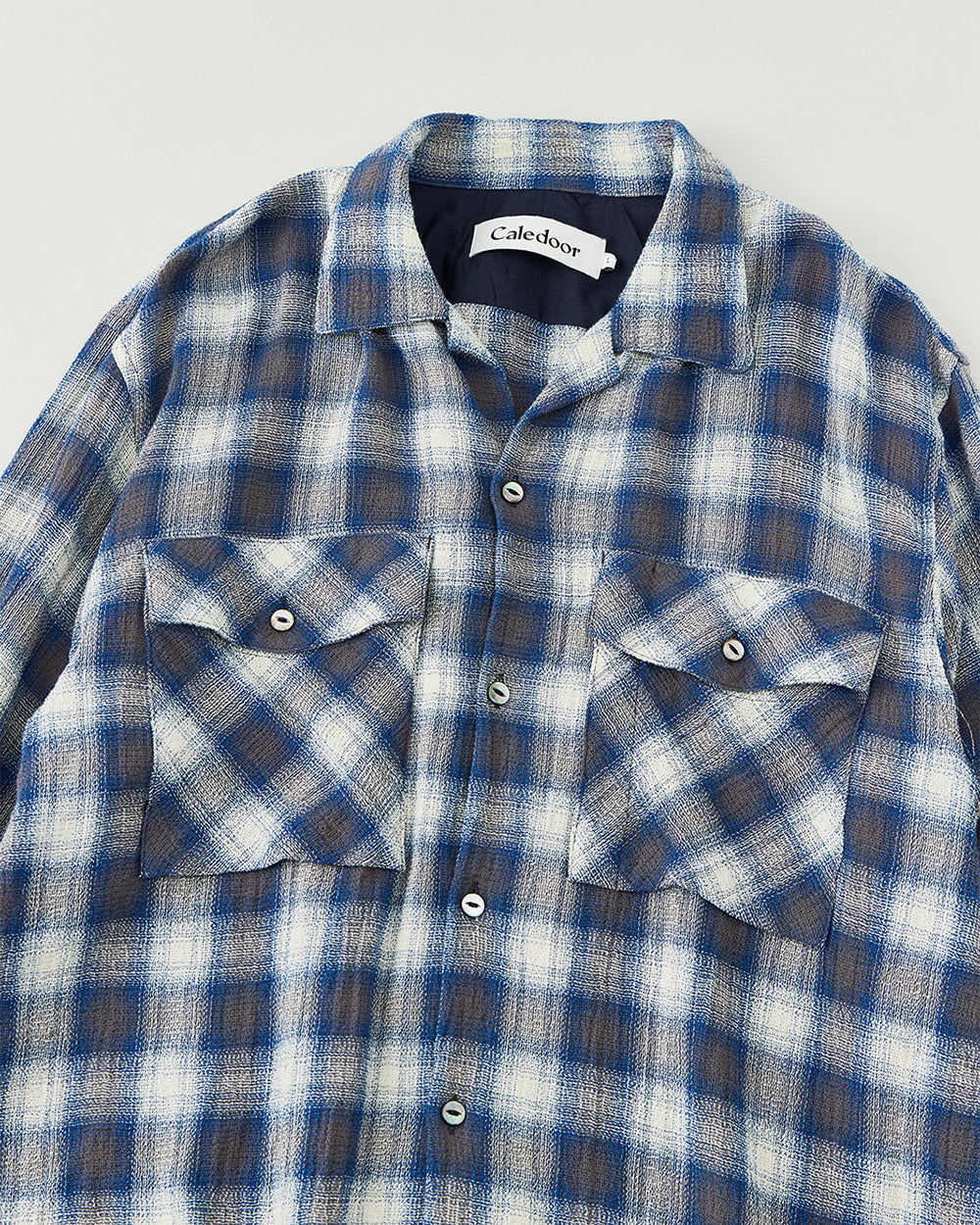 Panama Cloth Check Shirt
