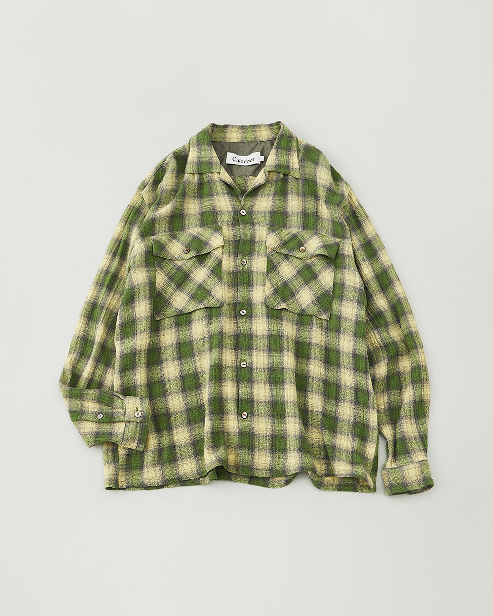 Panama Cloth Check Shirt