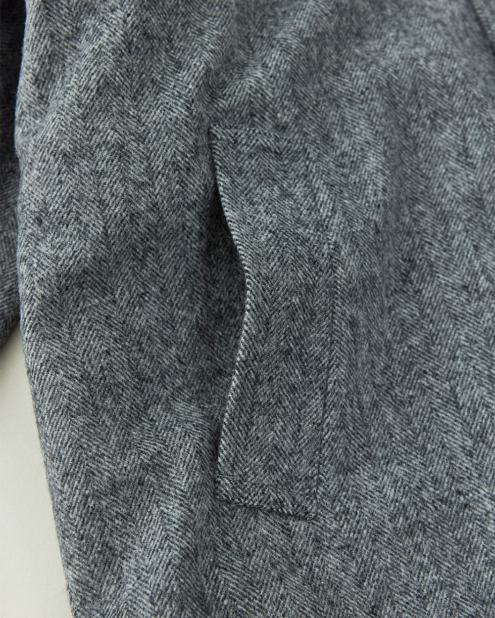 Beaver Herringbone Reversible Coat