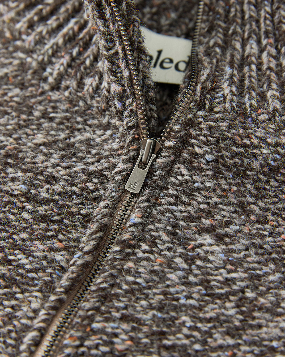 British Wool Half Zip Knit Made by macalastair