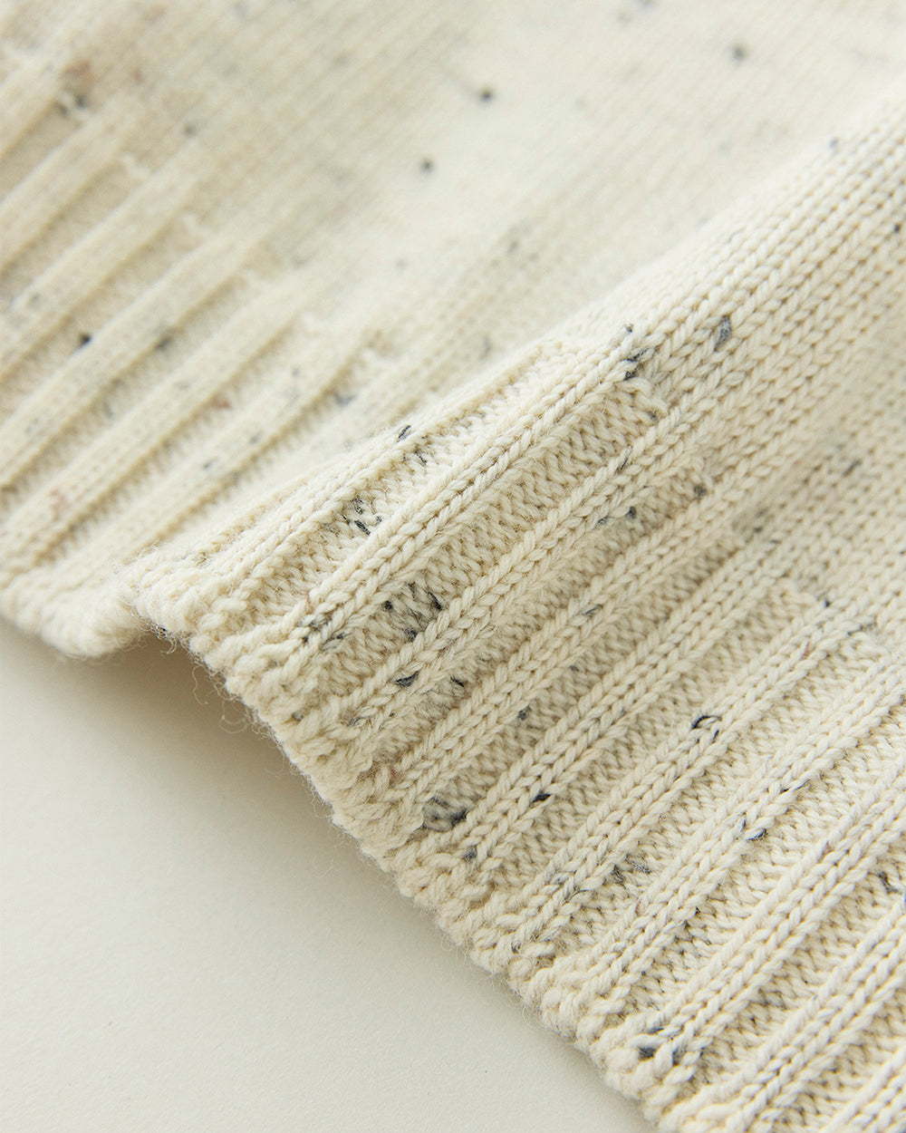 Merino Wool zip-up jumper Made by GUERNSEY WOOLLENS