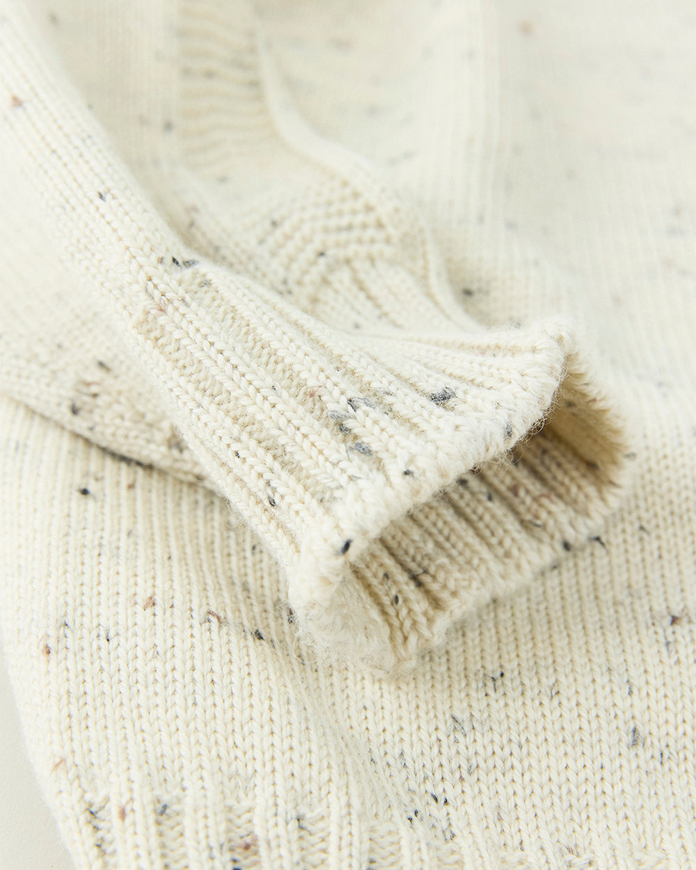 Merino Wool zip-up jumper Made by GUERNSEY WOOLLENS