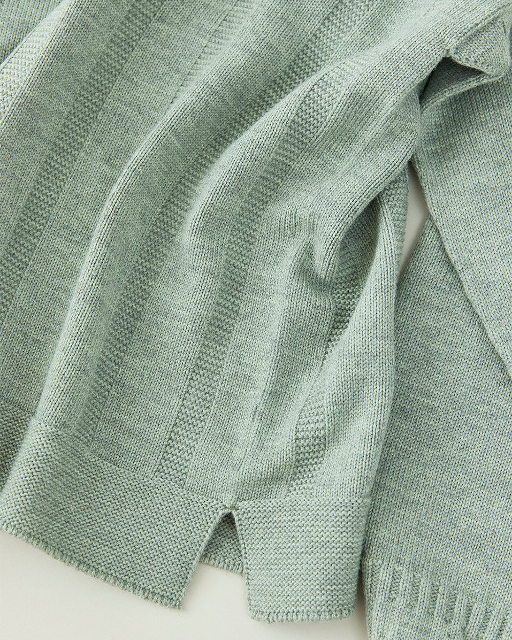 Merino Wool Roll Neck Sweater Made by GUERNSEY WOOLLENS