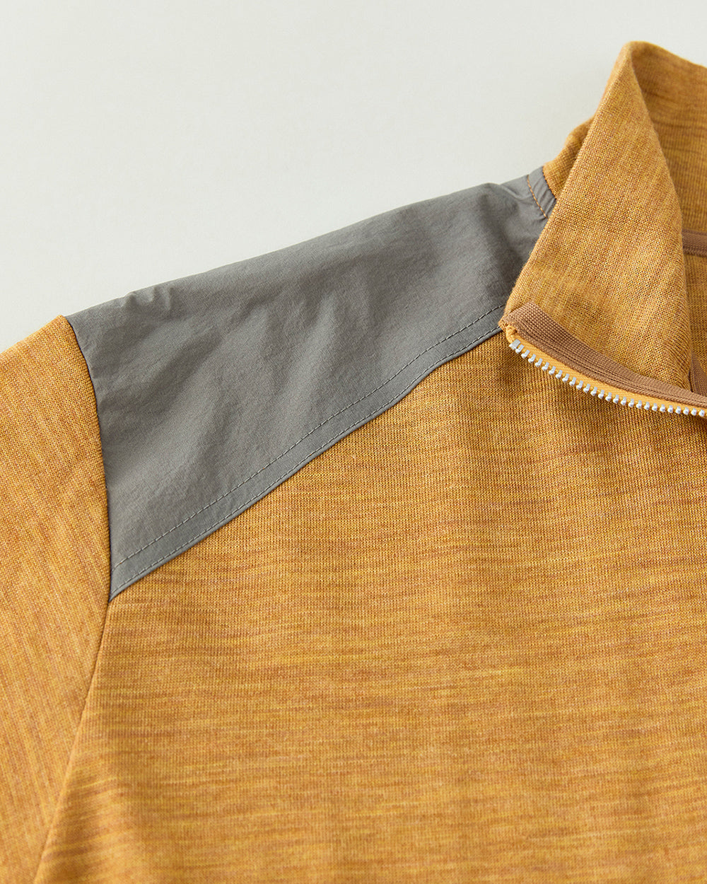 Merino Wool Half Zip Sweater