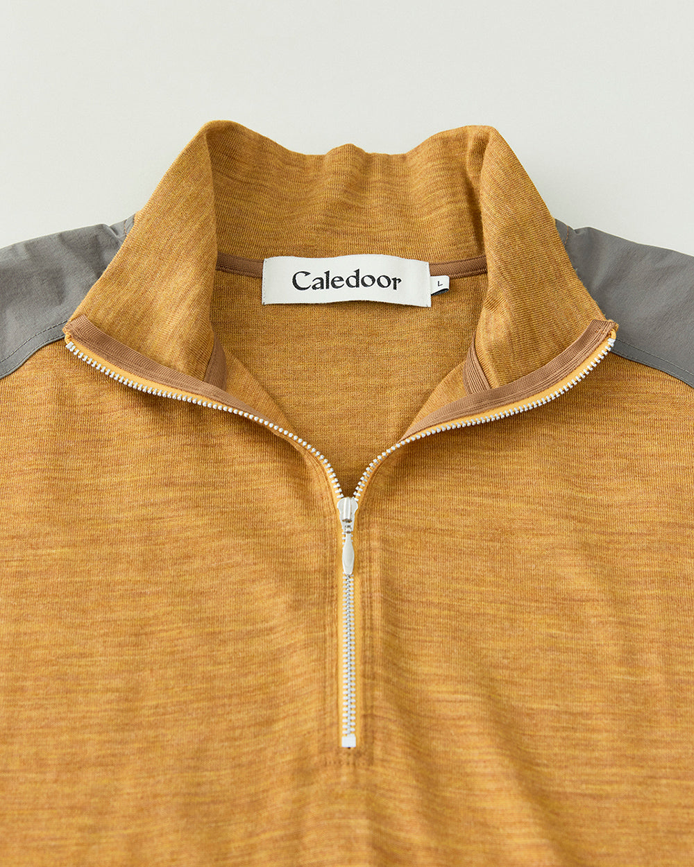 Merino Wool Half Zip Sweater
