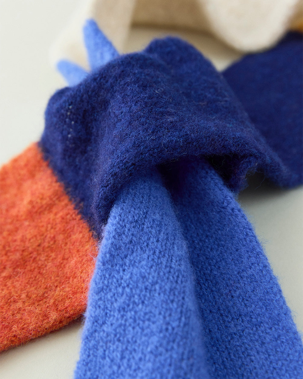 Rambling Brushed Wool Scarf