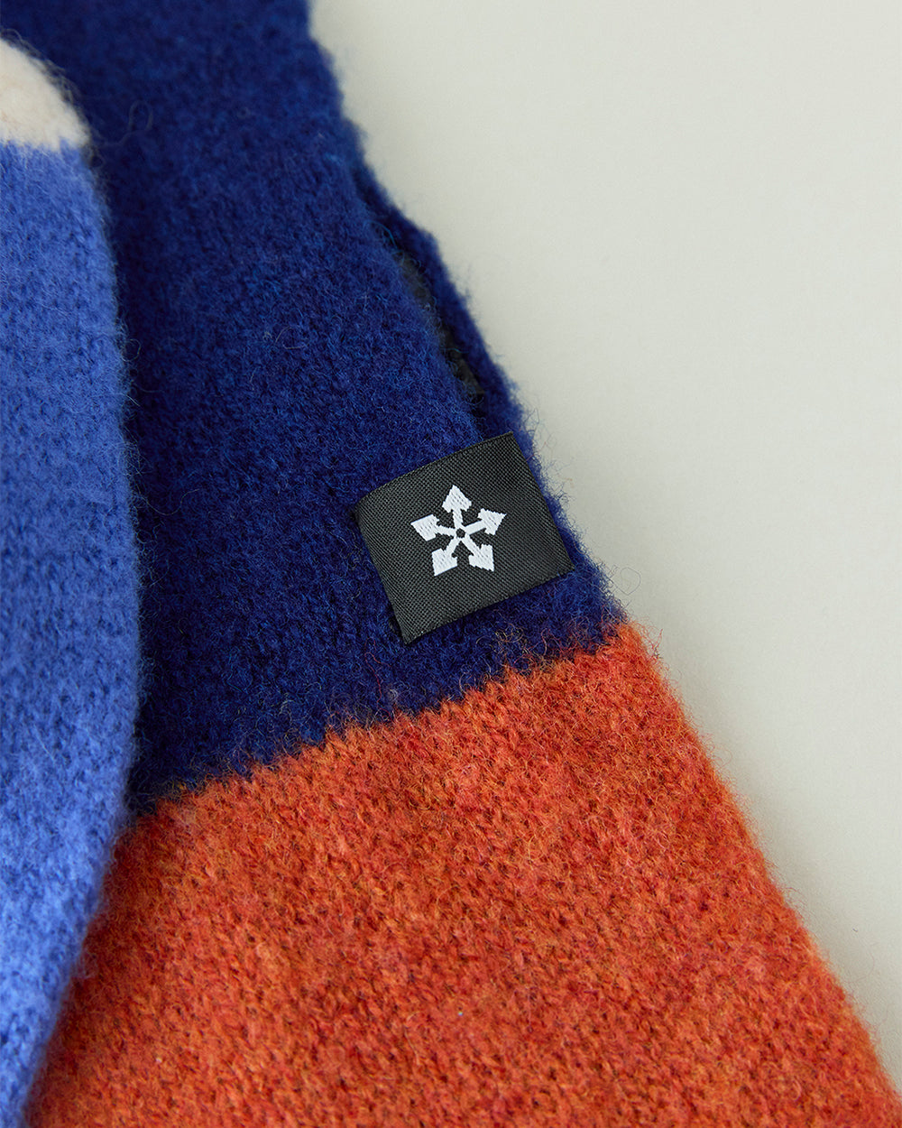 Rambling Brushed Wool Scarf