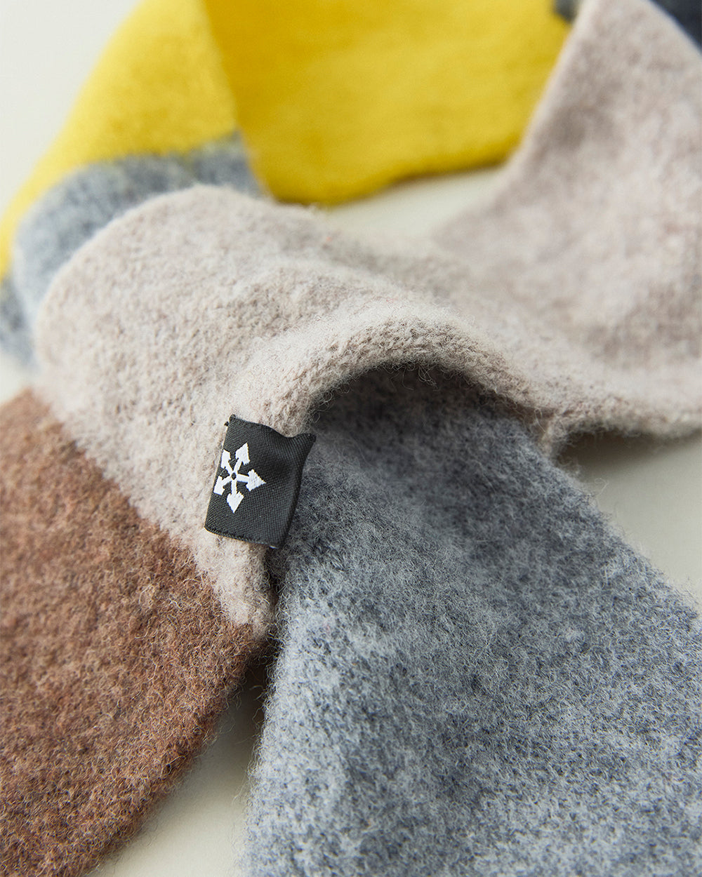 Rambling Brushed Wool Scarf