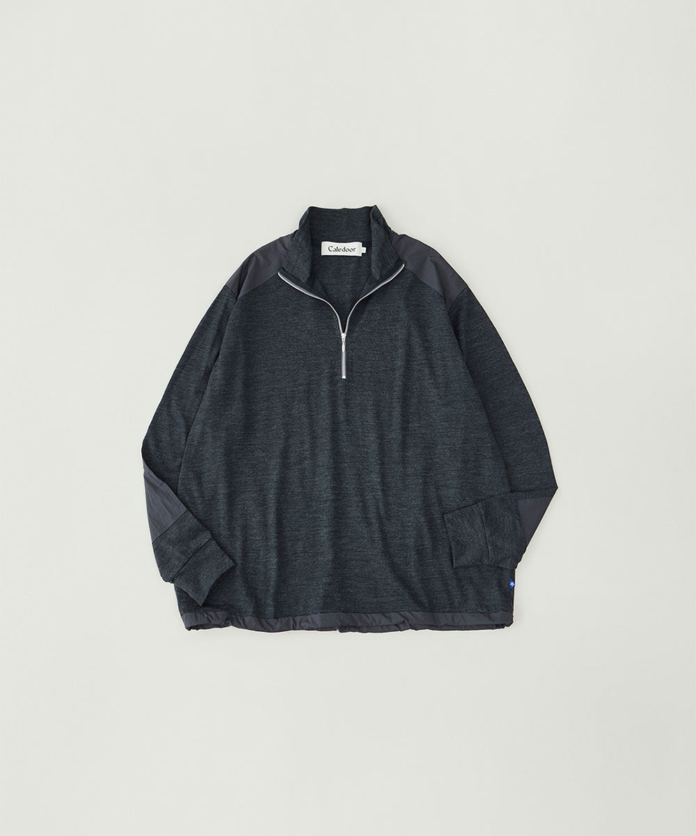 Merino Wool Half Zip Sweater
