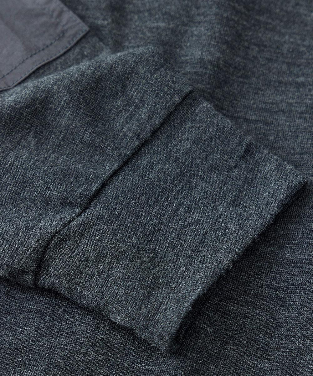 Merino Wool Half Zip Sweater