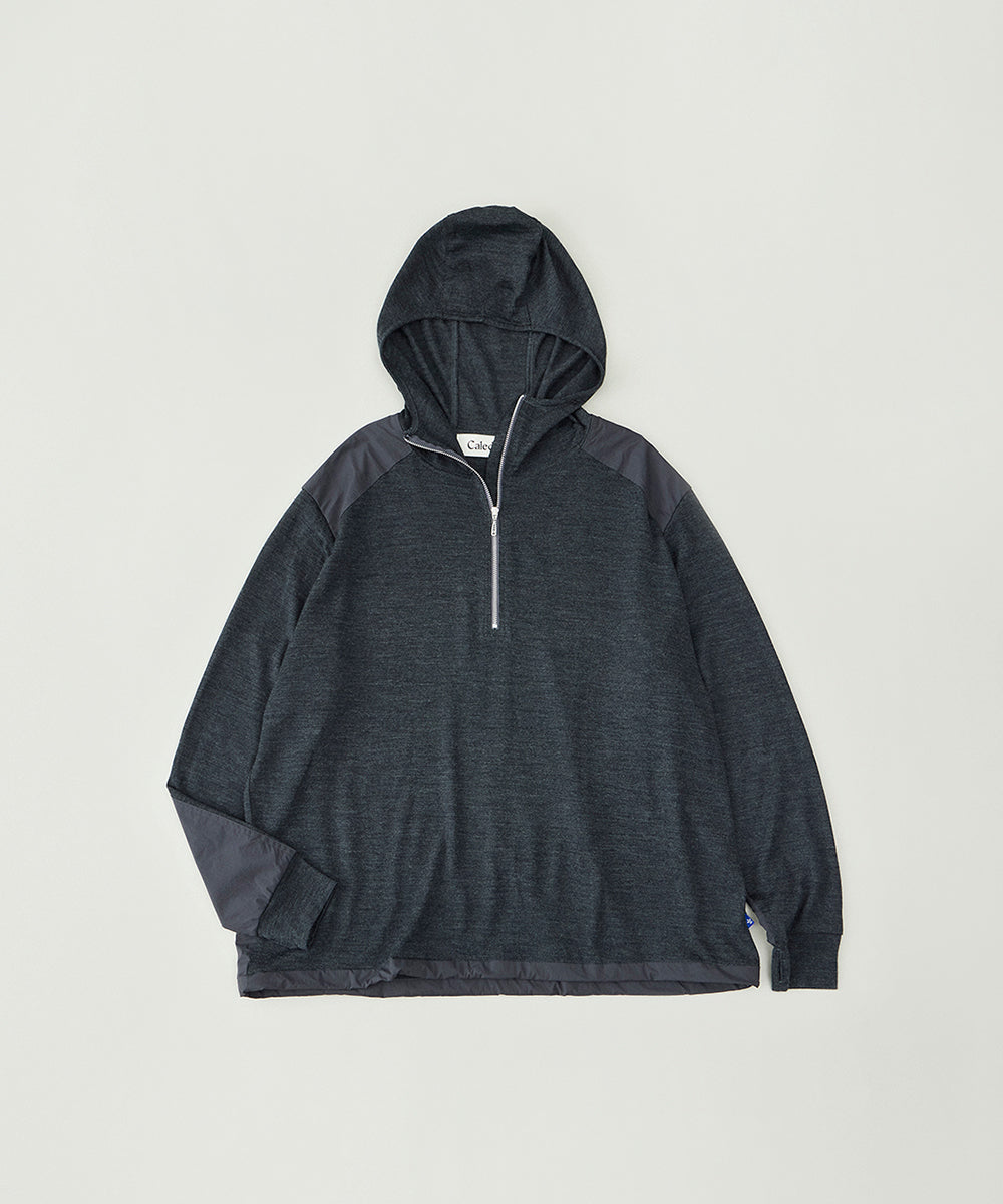 Merino Wool Military Hooded Sweater