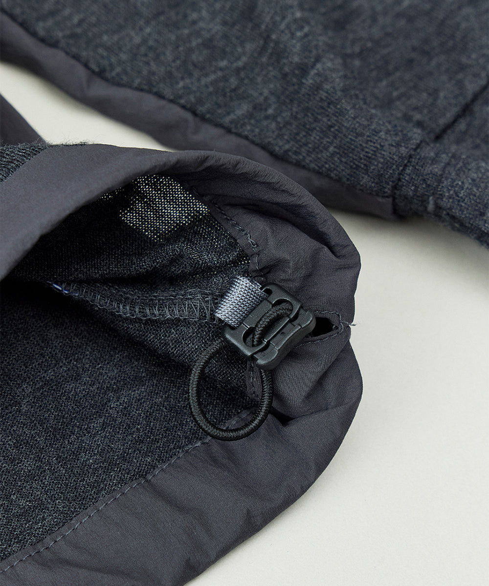 Merino Wool Military Hooded Sweater
