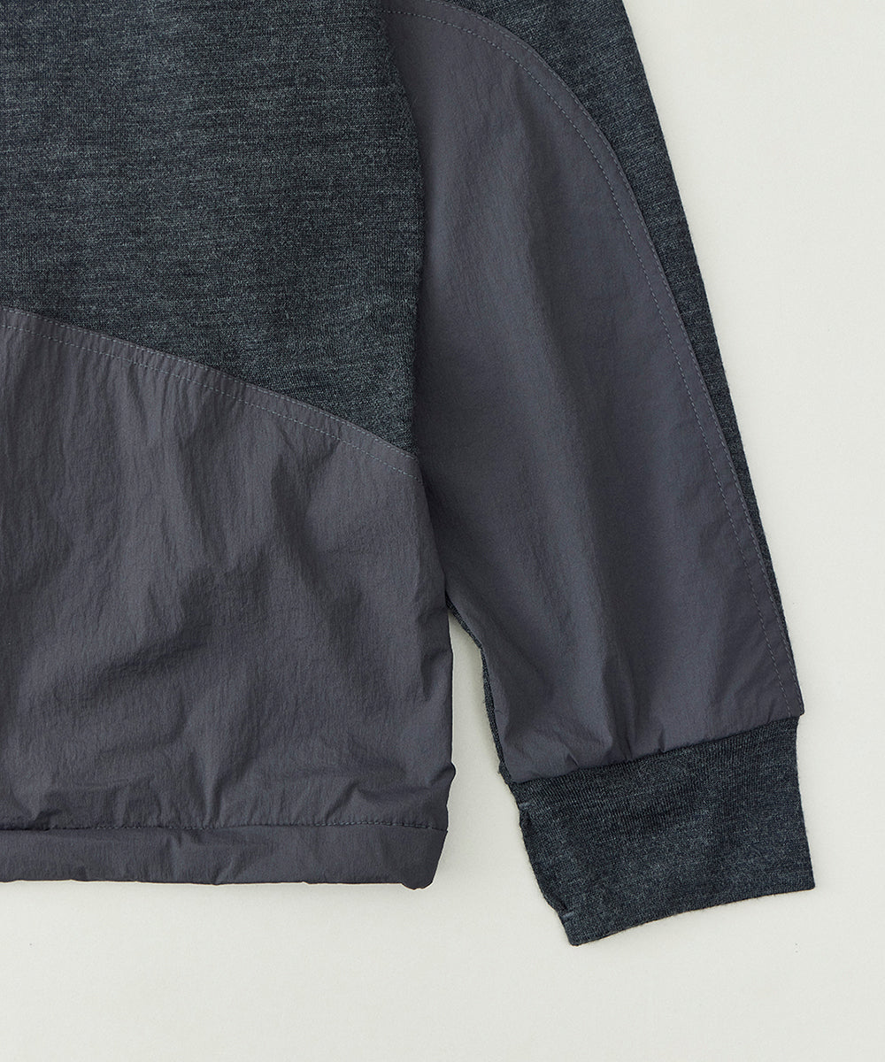 Merino Wool Military Hooded Sweater