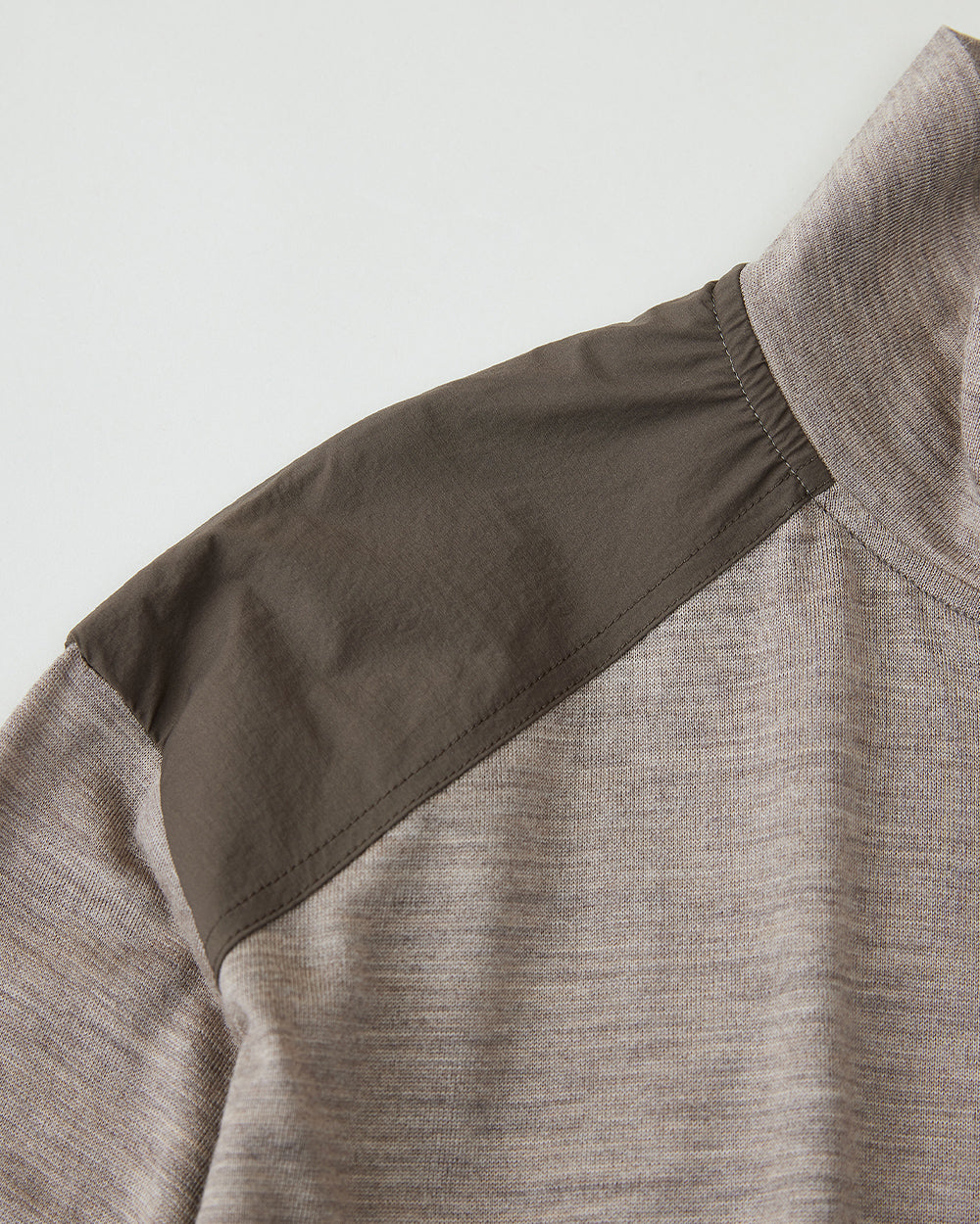 Merino Wool Half Zip Sweater