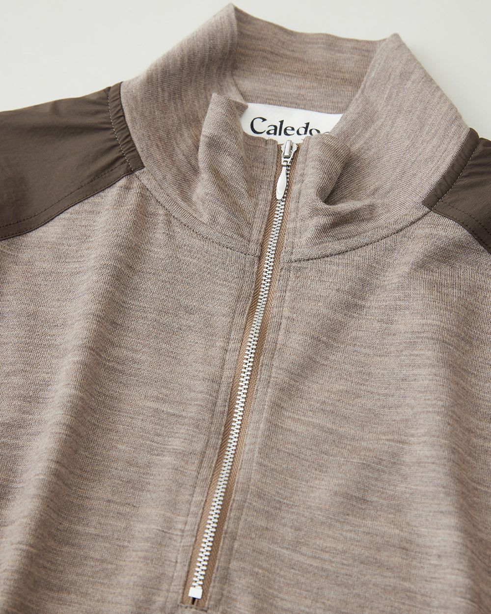 Merino Wool Half Zip Sweater