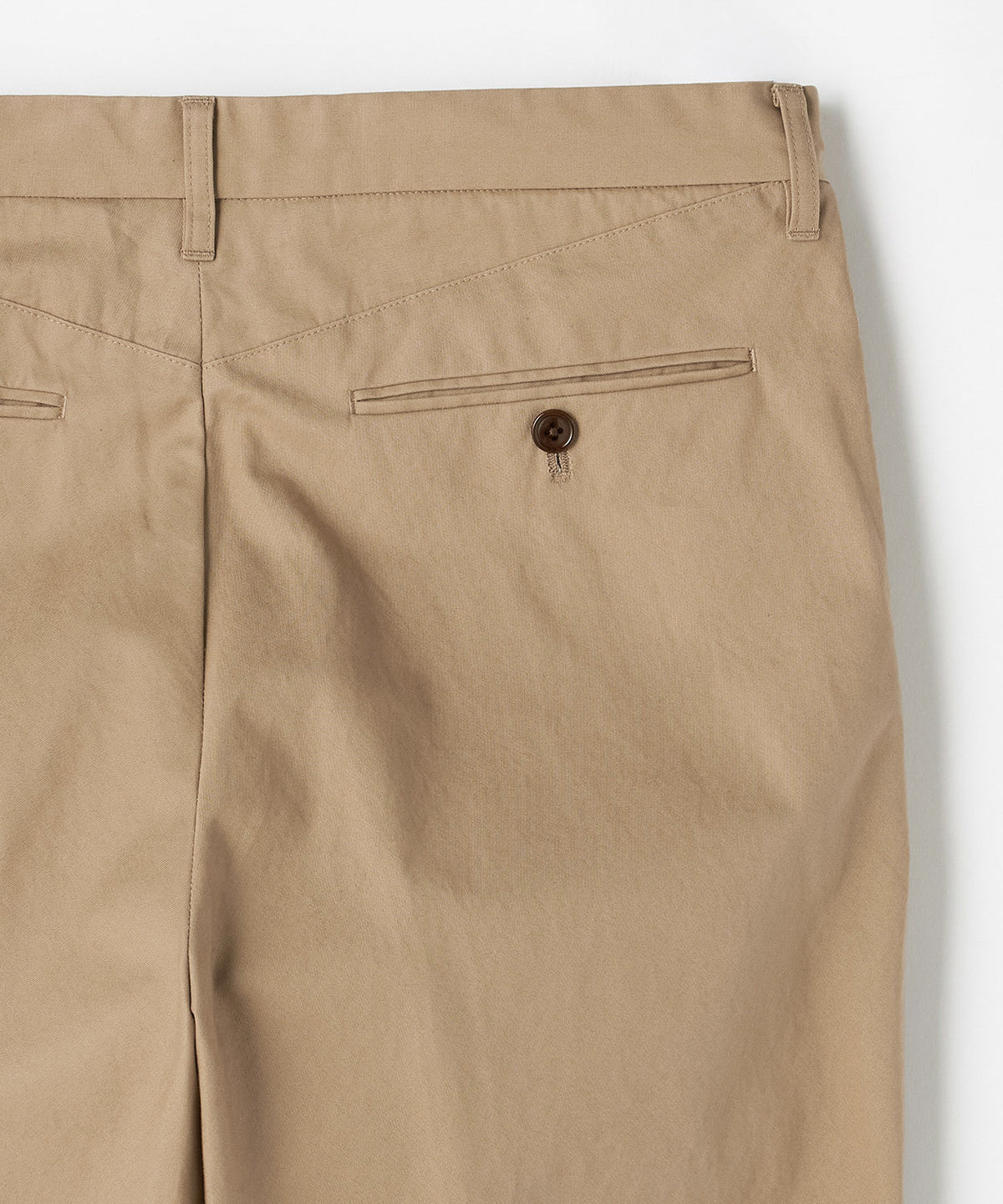 Cotton Gabardine Rambling Gather Trousers