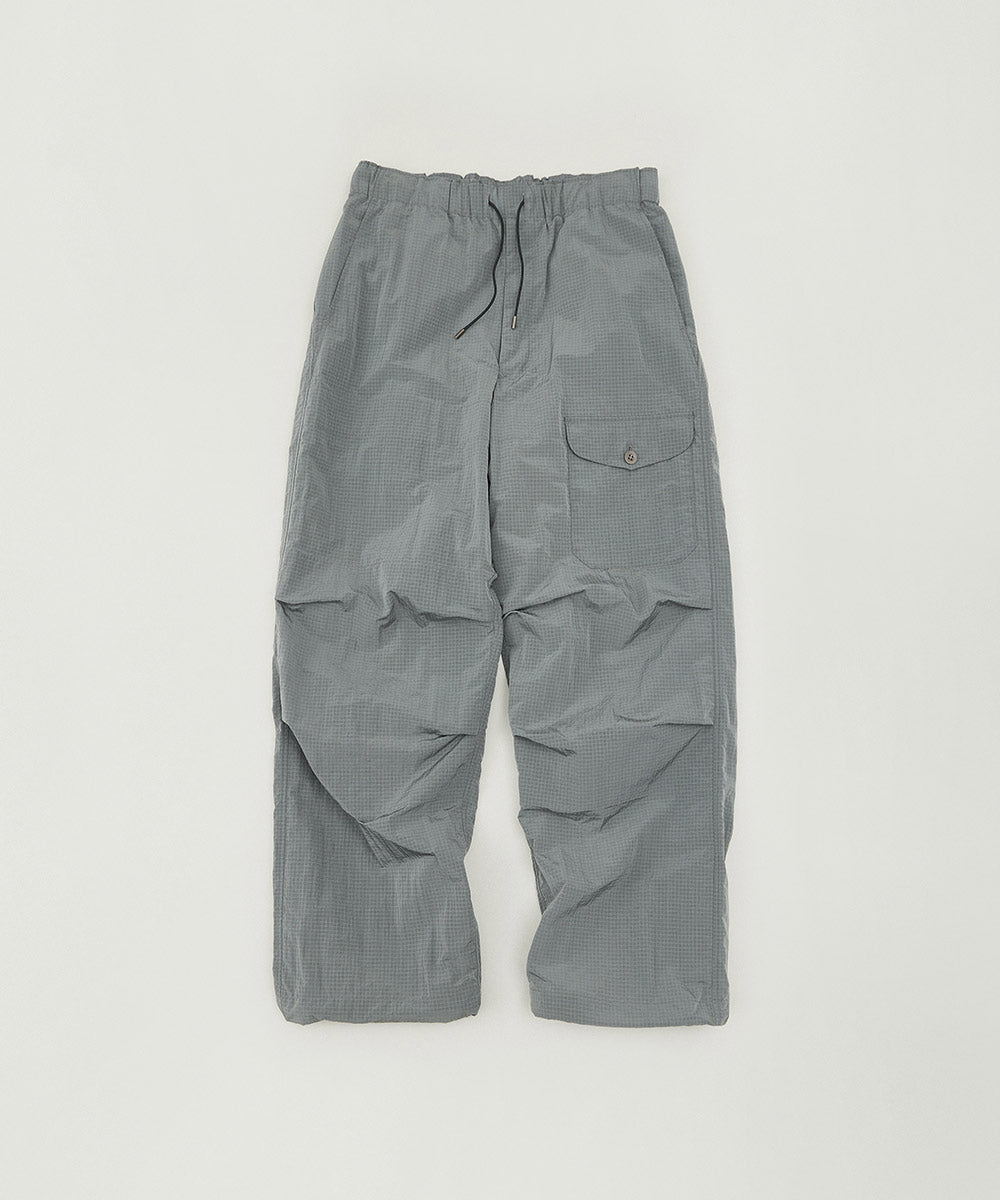 Monofilament Ripstop Nylon Wide Easy Trousers